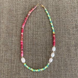 Beaded Pearl Necklace
